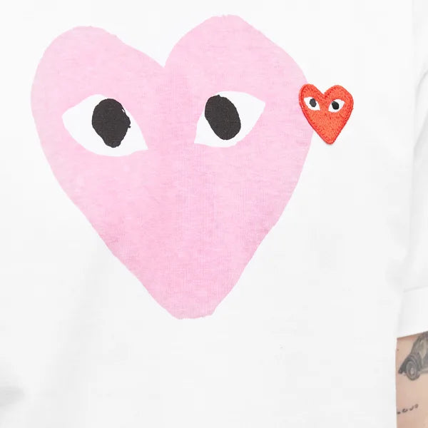 COMME DES GARCONS PLAY RED HEART COLOUR HEART TEE