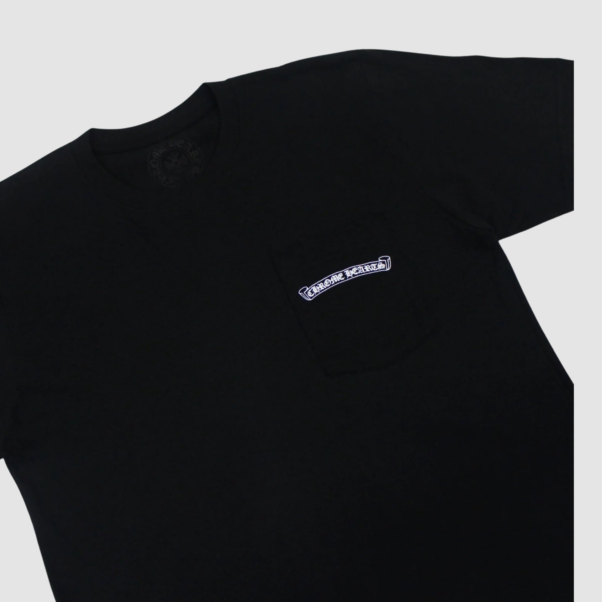 Chrome Hearts Multicolor Cross Scroll Short Sleeve T Shirt Black