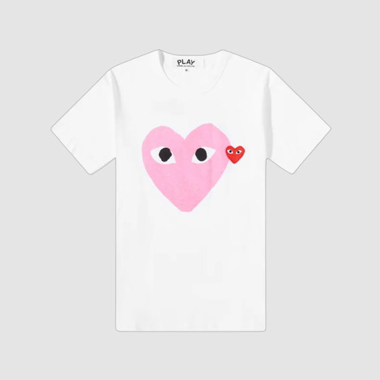 COMME DES GARCONS PLAY RED HEART COLOUR HEART TEE
